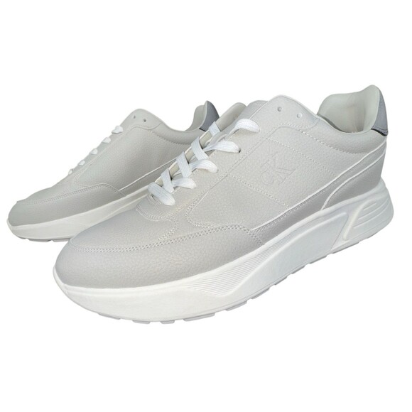 Calvin Klein Blend Sneaker Mens Size 12 Gray Casual Fashion Grey New - Picture 9 of 9